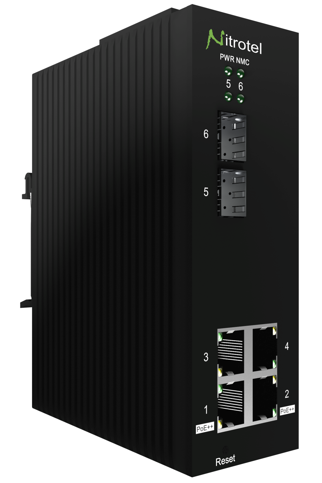 6-port Industrial Gigabit PoE ++ Managed  Switch