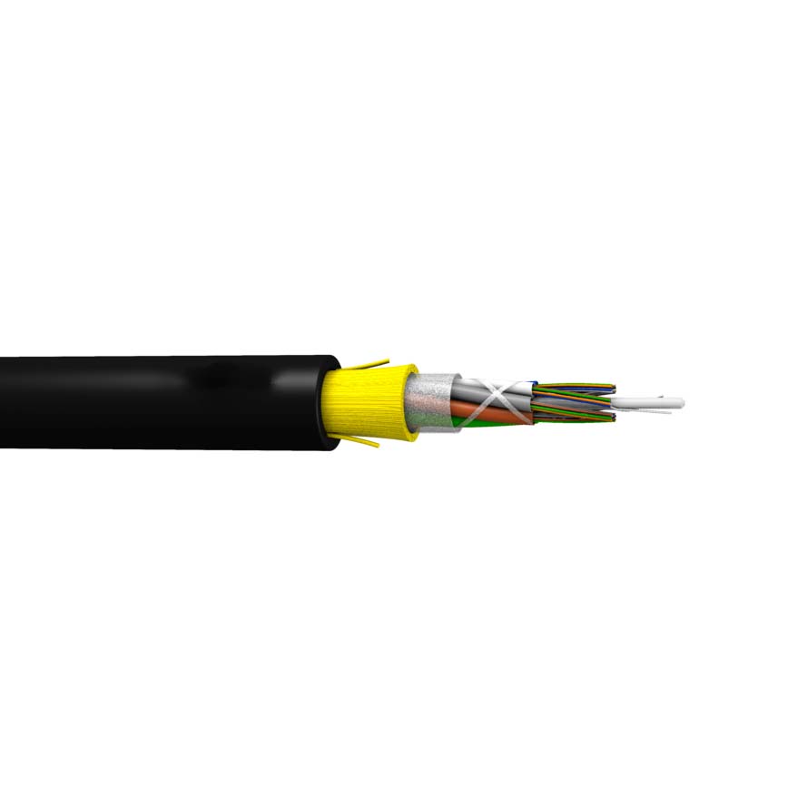 Dry Core Stranded Loose Tube Cable with Non-metallic Central Strength Member (GYFY)