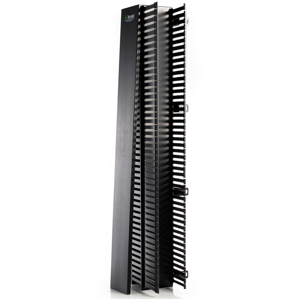 71” Double-Sided Vertical Cable Manager for Open racks