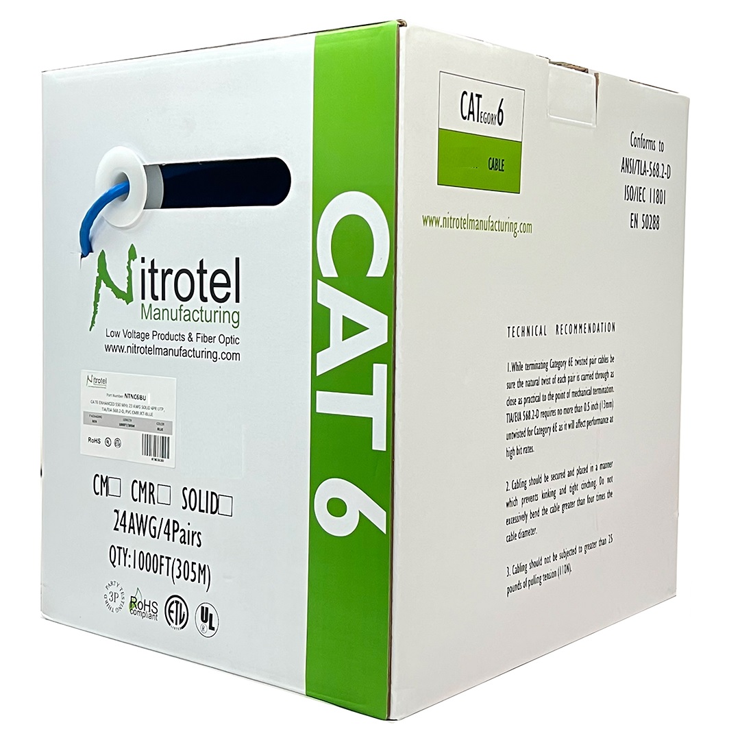 Category 6 24 AWG UTP Cable