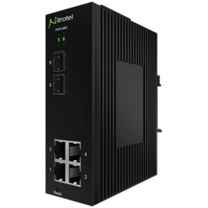 6-port Industrial Gigabit PoE + Managed  Switch